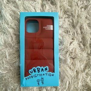 Brown Urban Sophistication Puffer Phone Case